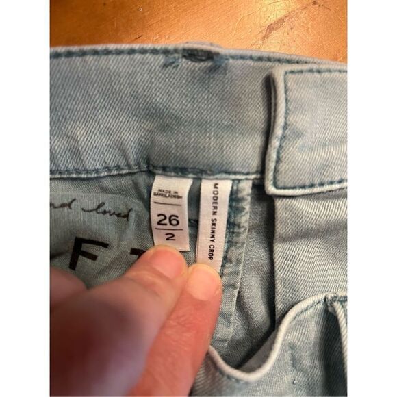 Loft jeans modern skinny crop 26/2 raw hem (1985) - Picture 7 of 8